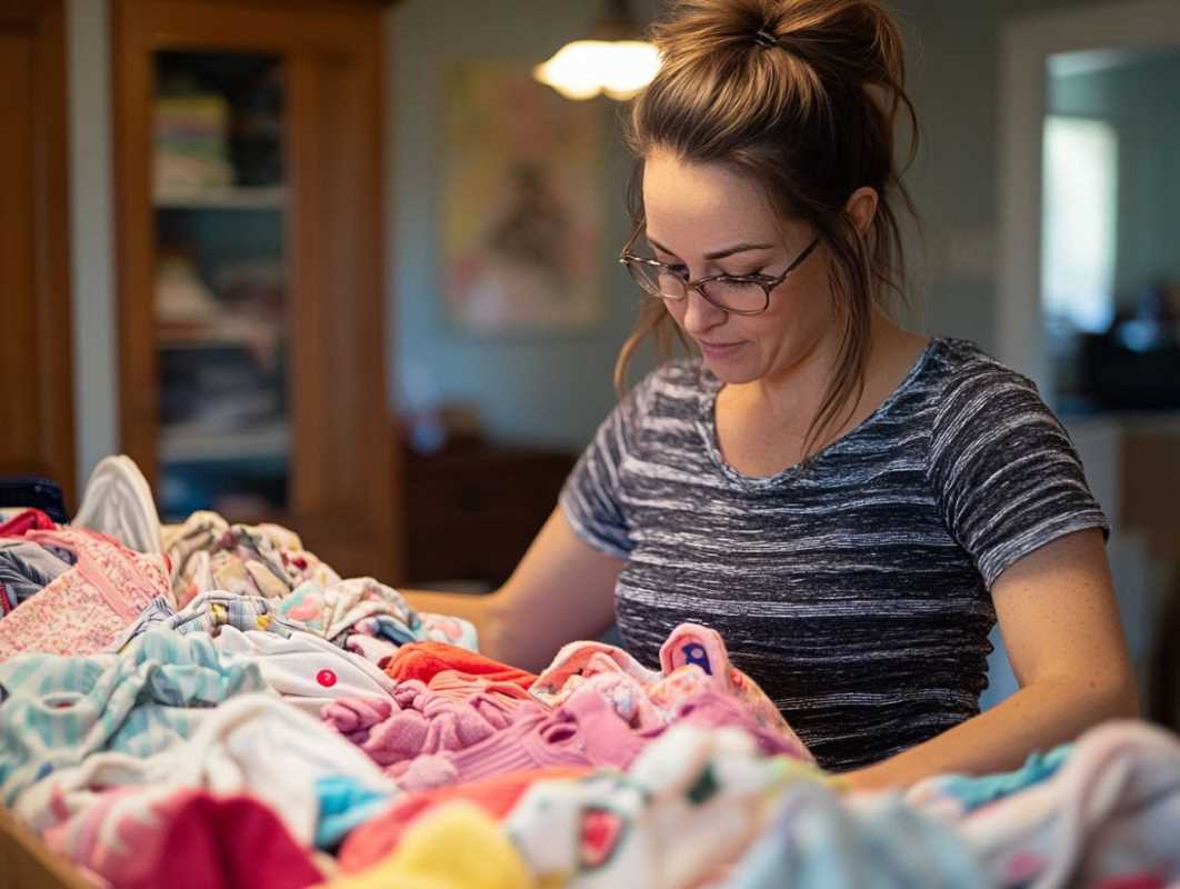Organize Baby Clothes by Size and Season